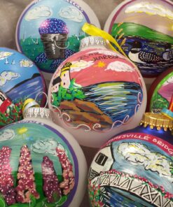Painted Glass Balls