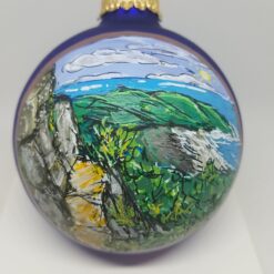 Beehive Acadia Trail Glass Ornament