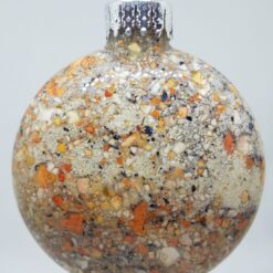 Clam Lobster Mussel Shell Glass Ornament