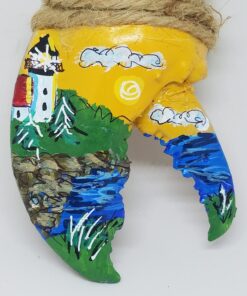 Lighthouse with Sunny Skies Lobster Claw Ornament