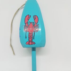 Lobster on Blue Buoy Ornament