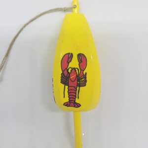 Lobster on Yellow Buoy Ornament