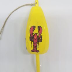 Lobster on Yellow Buoy Ornament
