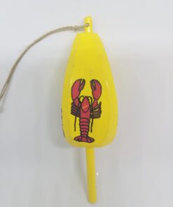 Lobster on Yellow Buoy Ornament