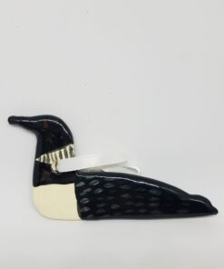Loon Ceramic Clay Ornament