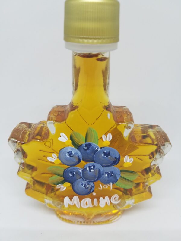Maple Syrup with Blueberry Painted Glass