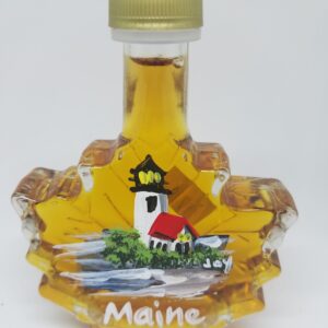 Maple Syrup with Lighthouse Painted Glass