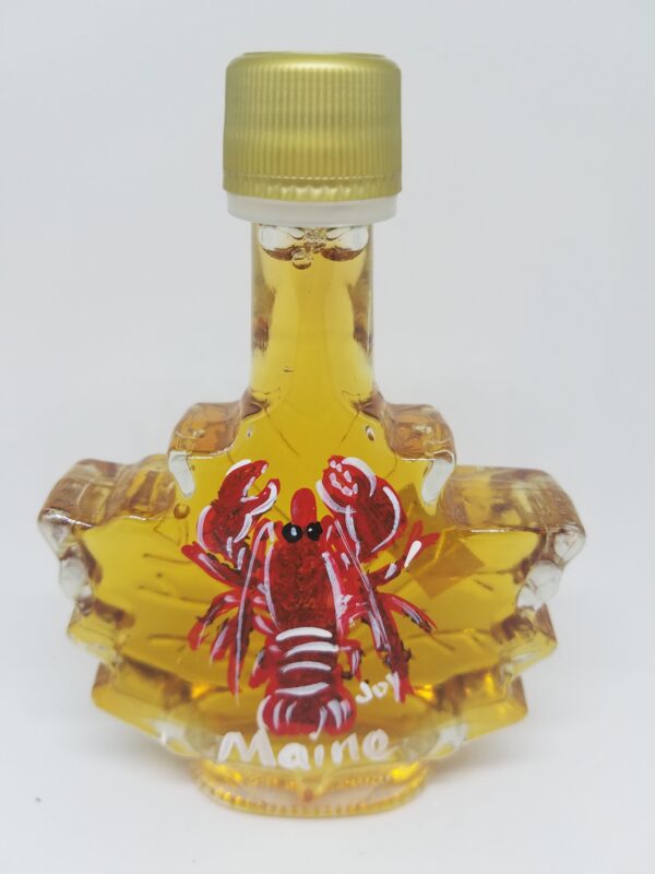 Maple Syrup with Lobster Painted Glass