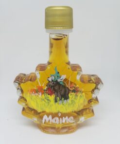 Maple Syrup with Moose Painted Glass