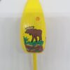 Moose on Yellow Buoy Ornament
