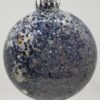 Mussel Shell with Clam Shell Accents Glass Ornament