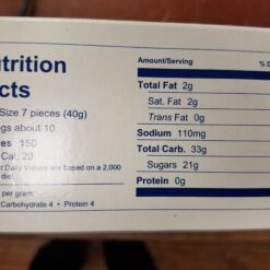 Salt Water Taffy Nutritional Facts
