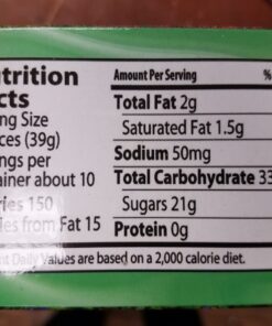 Salt Water Taffy Nutrition Facts