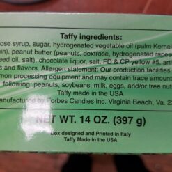 Salt Water Taffy Ingredients