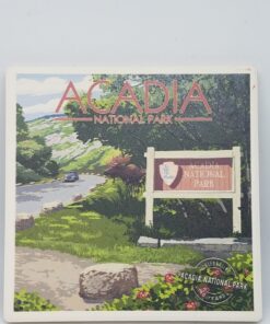 Acadia National Park Sign Coaster