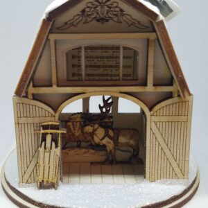 Santa's Reindeer Barn Ginger Cottage