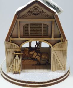 Santa's Reindeer Barn Ginger Cottage