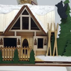 Santa’s Ski Lodge Ginger Cottage