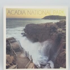 Sunset Thunderhole Acadia Coaster