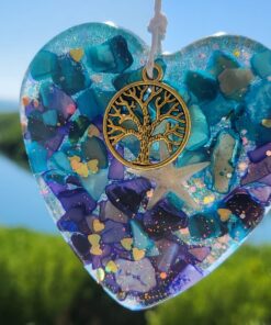 Crushed Shell with Sea Star Ornament