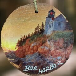 Bass-Harbor-Sunset-Woodsie-Ornament_Christmas_Vacation_Shop_Bar_Harbor_Maine