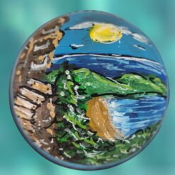 Beehive-Trail-Acadia-with-Sand-Beach-Hand-Painted-Glass-Ornament_Christmas_Vacation_Shop_Bar_Harbor_Maine