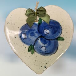 Blueberries-on-Heart-with-Gren-Bow-Ceramic-Ornament_Christmas_Vacation_Shop_Bar_Harbor_Maine