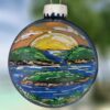 Cadillac-Mountain-at-Sunset-Hand-Painted-Acadia-Glass-Ornament_Christmas_Vacation_Shop_Bar_Harbor_Maine