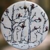 Cardinals-Winter-Birch-Scene-on-Ceramic-Flat-Circle-Ornament_Christmas_Vacation_Shop_Bar_Harbor_Maine