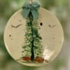 Evergreen-Tree-Forest-Layer-Ceramic-Ball-Ornament-with-Green-Bow_Christmas_Vacation_Shop_Bar_Harbor_Maine