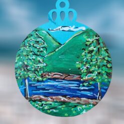 Jordan-Pond-Acadia-Handpainted-Wood-Ornament_Christmas_Vacation_Shop_Bar_Harbor_Maine