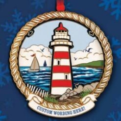 Lighthouse-Landmark-Timeless-Memories-Metal-Ornament_Christmas_Vacation_Shop_Bar_Harbor_Maine