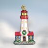 Lighthouse-with-Houses-Old-World-Christmas-Blown-Glass-Ornament_Christmas_Vacation_Shop_Bar_Harbor_Maine