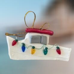 Lobster-Boat-with-Lights-Handcrafted-Polymer-Clay-Ornament_Christmas_Vacation_Shop_Bar_Harbor_Maine