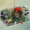 Lobster-Trap-with-Lights-and-Wreath-Wood-Ornament_Christmas_Vacation_Shop_Bar_Harbor_Maine