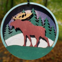 Moose-with-Snow-and-Tree-Winter-Scene-Layered-Wood-Ornament_Christmas_Vacation_Shop_Bar_Harbor_Maine