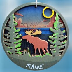 Moose-with-Sunrise-Mountain-Scene-Layered-Wood-Ornament_Christmas_Vacation_Shop_Bar_Harbor_Maine