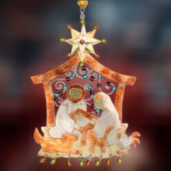 Nativity-Handcrafted-Metal-Ornament_Christmas_Vacation_Shop_Bar_Harbor_Maine