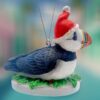 Puffin-with-Santa-Hat-Resin-Ornament_Christmas_Vacation_Shop_Bar_Harbor_Maine