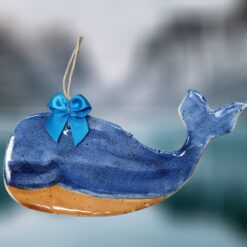 Rustic-Blue-Whale-Ceramic-Ornament-with-Bluw-Bow_Christmas_Vacation_Shop_Bar_Harbor_Maine