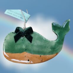Rustic-Green-Whale-Ceramic-Ornament_Christmas_Vacation_Shop_Bar_Harbor_Maine