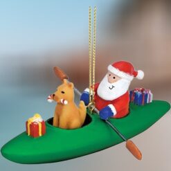 Santa-with-Dog-in-Gren-Kayak-Ornament_Christmas_Vacation_Shop_Bar_Harbor_Maine