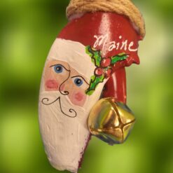 Santa-with-Holly-Painted-Lobster-Claw-Santa-Claws-Ornament_Christmas_Vacation_Shop_Bar_Harbor_Maine