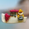 Santa-with-Trap-and-Lobster-in-Boat-Handcrafted-Polymer-Clay-Ornament_Christmas_Vacation_Shop_Bar_Harbor_Maine