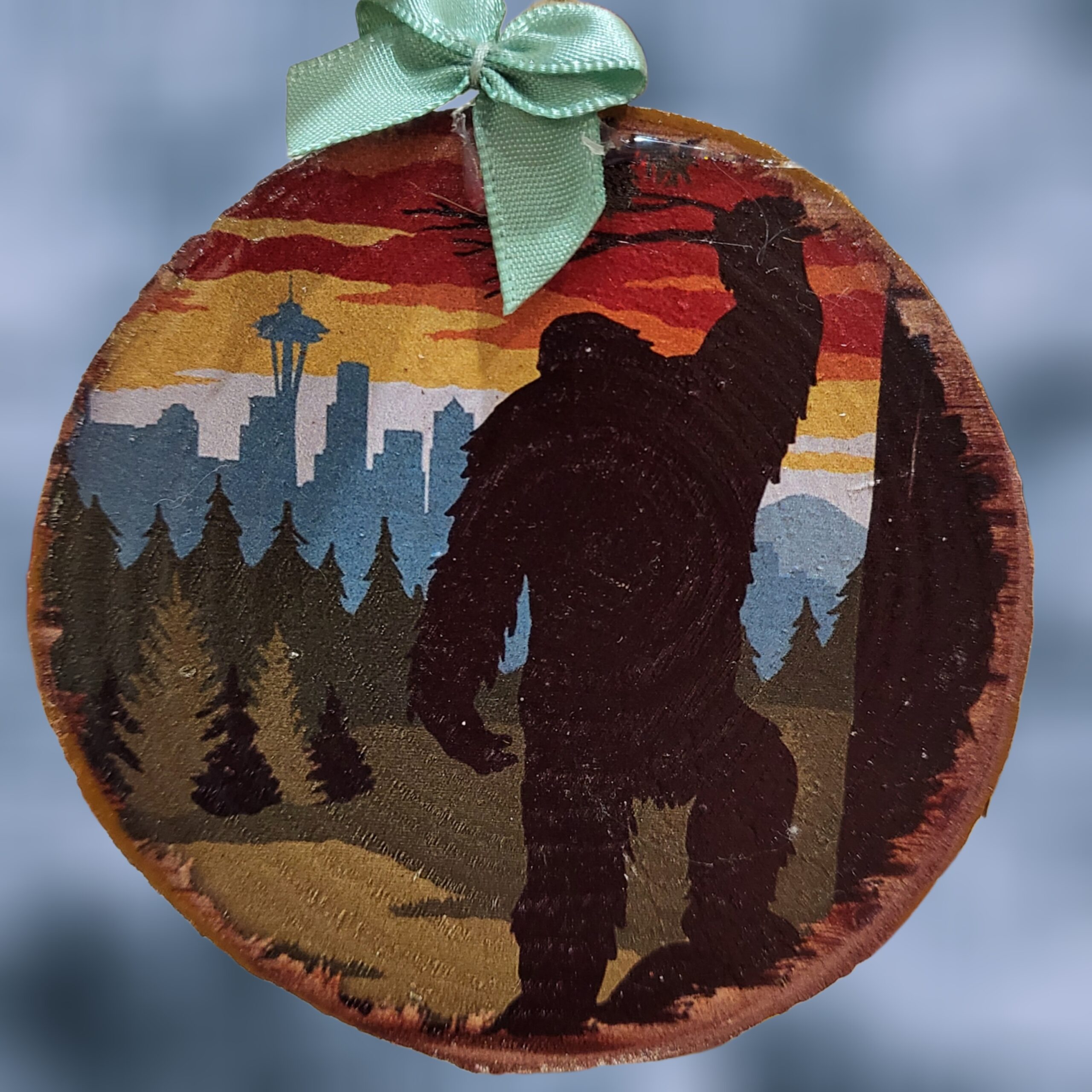Sasquatch-Bigfoot-Overlooking-City-Woodsie-Ornament_Christmas_Vacation_Shop_Bar_Harbor_Maine