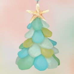 Sea-Glass-Tree-with-Sea-Starfish-Resin-Ornament_Christmas_Vacation_Shop_Bar_Harbor_Maine