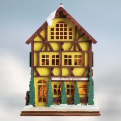 Swiss-Chalet-Ginger-Cottage-Wood-Ornament_Christmas_Vacation_Shop_Bar_Harbor_Maine