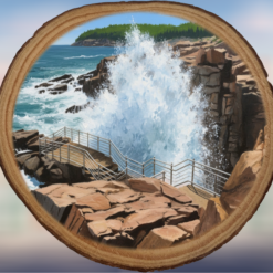 Thunder-Hole-Acadia-National-Park-Woodsie-Ornament_Christmas_Vacation_Shop_Bar_Harbor_Maine