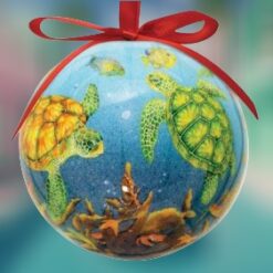 Turtles-in-Ocean-Poly-Ball-Ornament_Christmas_Vacation_Shop_Bar_Harbor_Maine